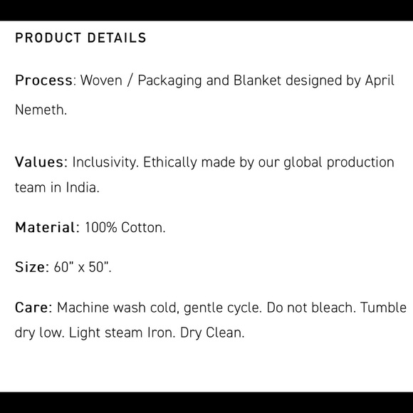 NWT Little Korboose Woven Blanket - Picture 6 of 6